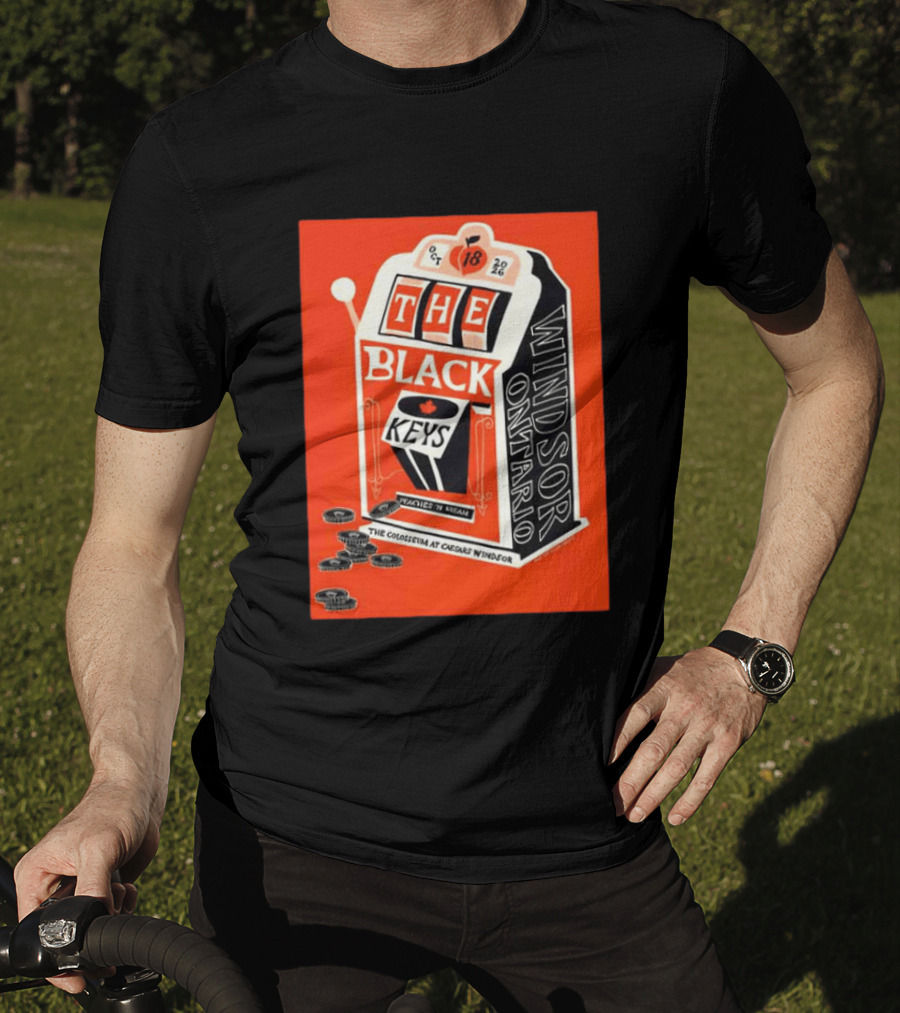 The Black Keys Caesars Windsor Ontario Peaches 'N Kream Oct 18 2026 T-Shirt