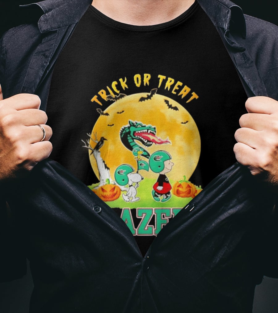 UAB Blazers Peanuts Halloween Trick Or Treat Abbey Road 2026 T-Shirt