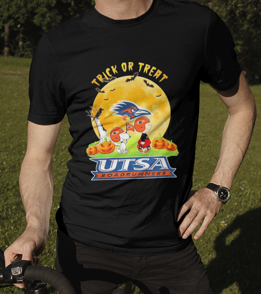 UTSA Roadrunners Peanuts Trick Or Treat Halloween 2026 Abbey Road T-Shirt