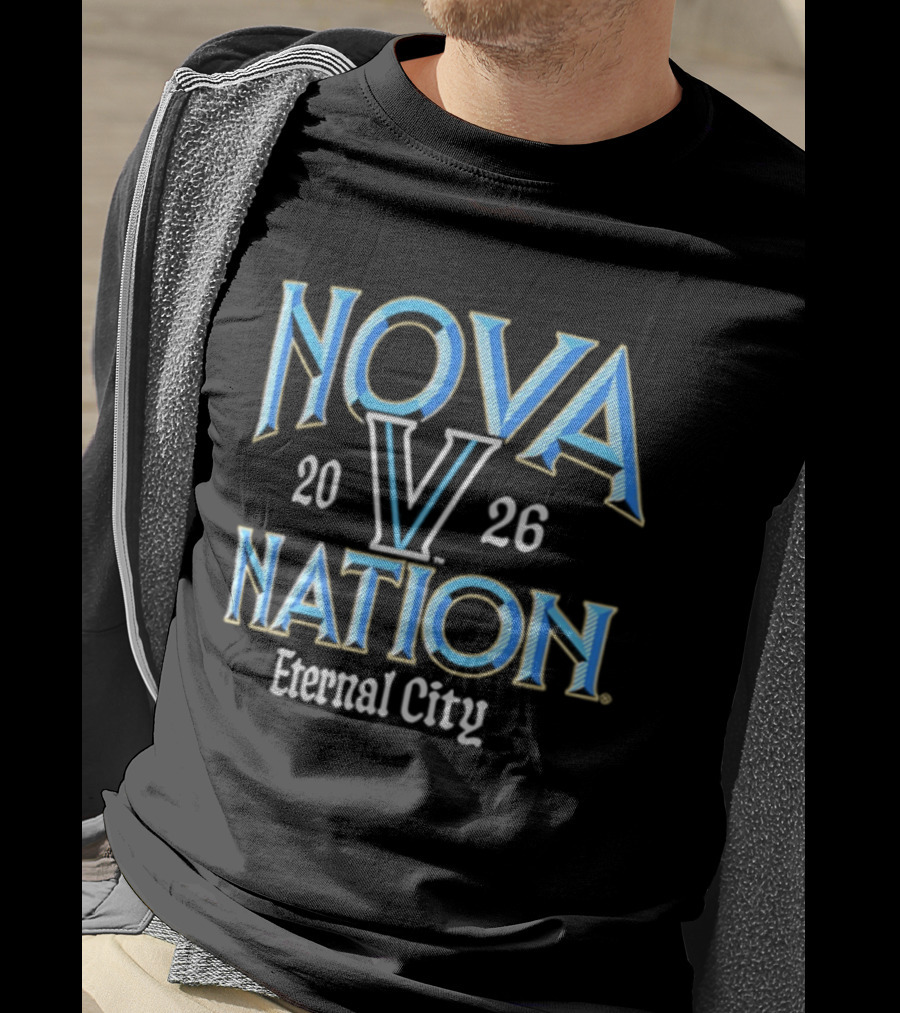 Nova Nation Villanova Wildcats 2026 Eternal City T-Shirt