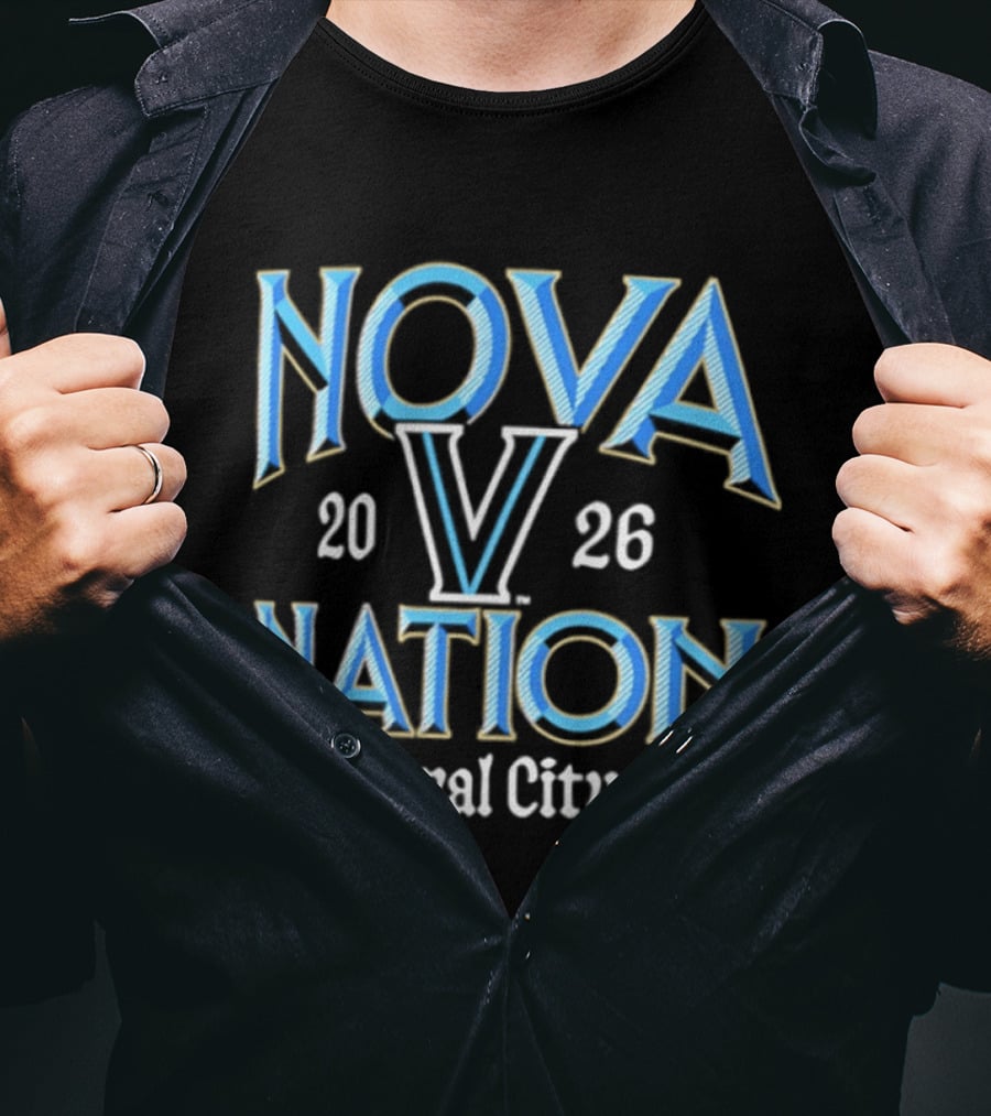 Nova Nation Villanova Wildcats 2026 Eternal City T-Shirt