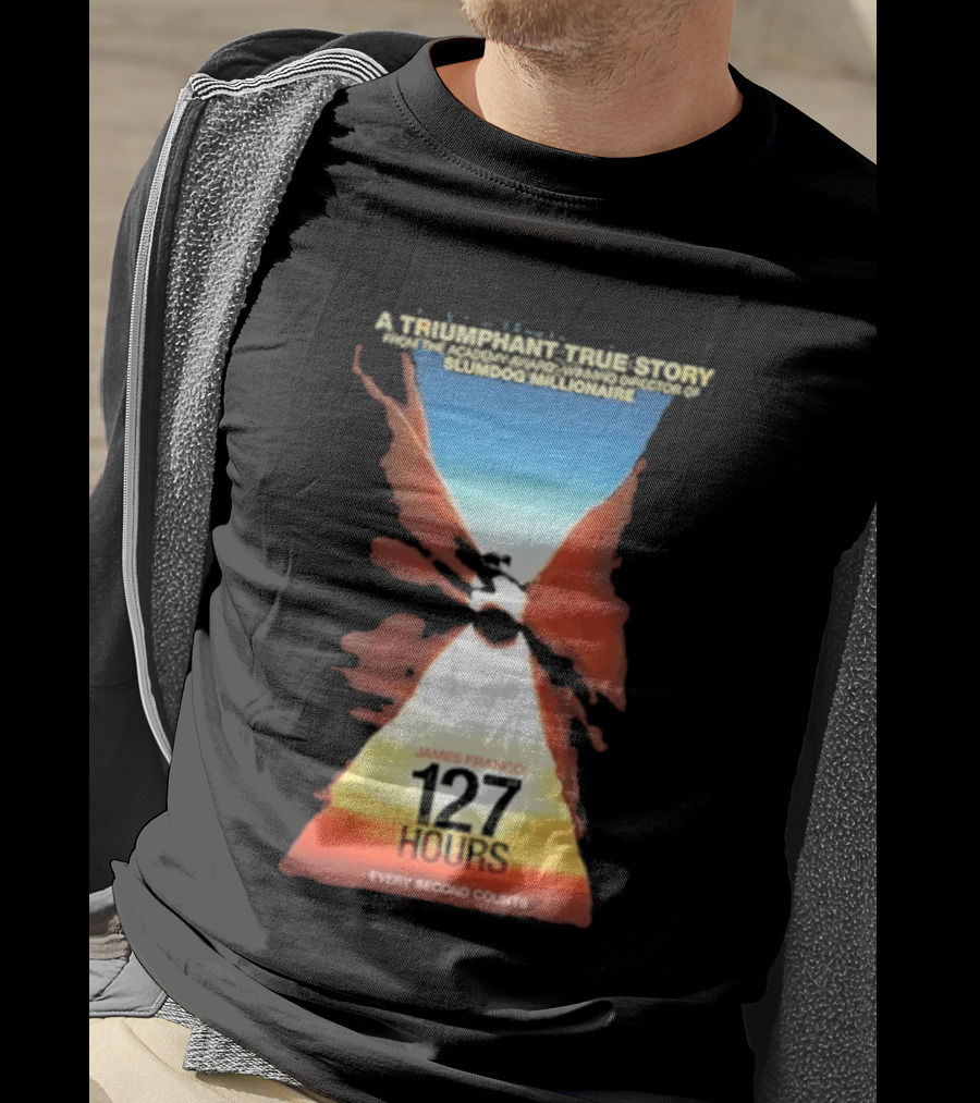 James Franco 127 Hours Every Second Counts T-Shirt