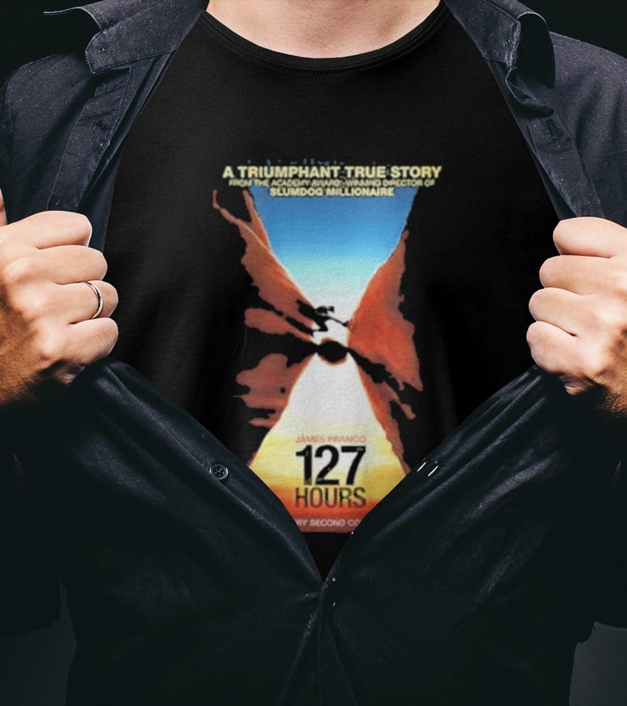 James Franco 127 Hours Every Second Counts T-Shirt