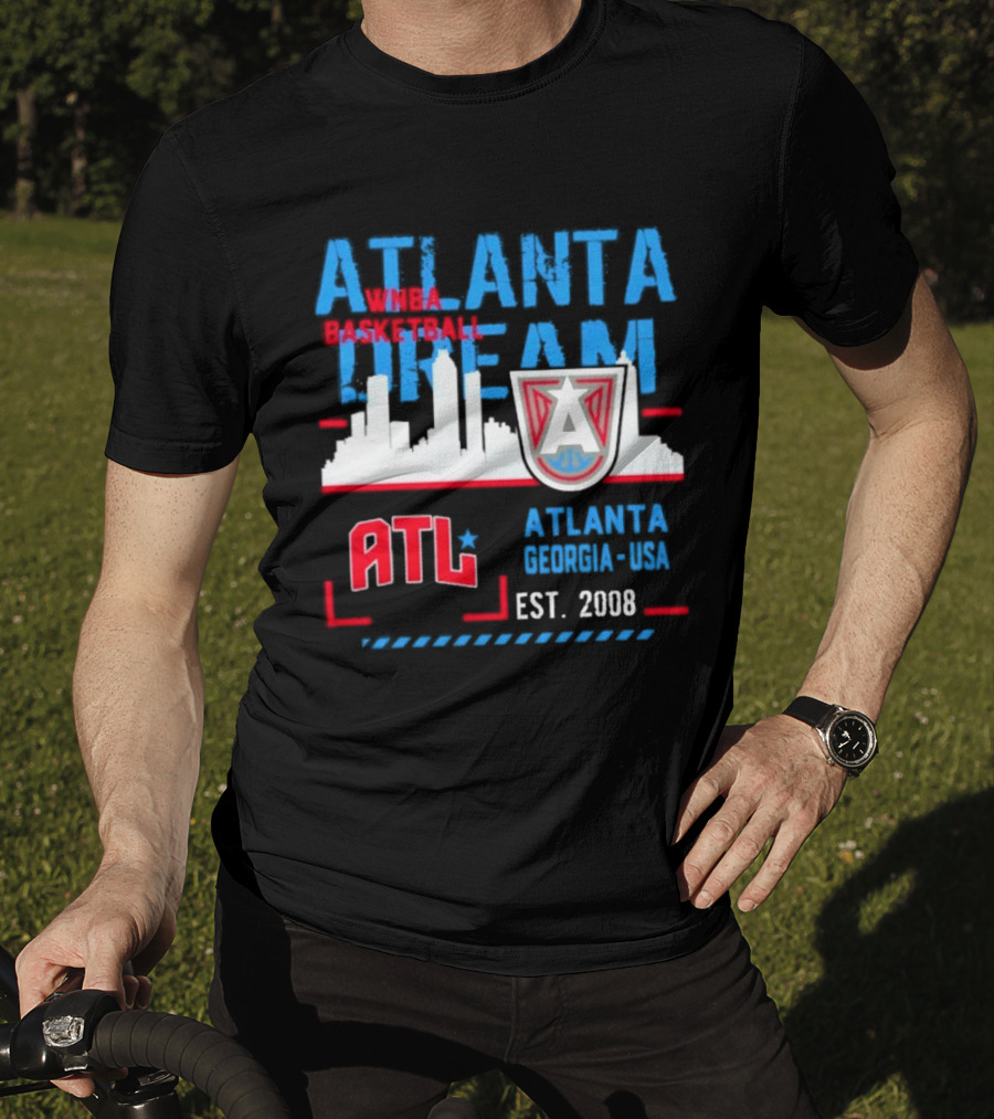ATL Atlanta Dream Skyline Essentials Est 2008 Georgia USA T-Shirt
