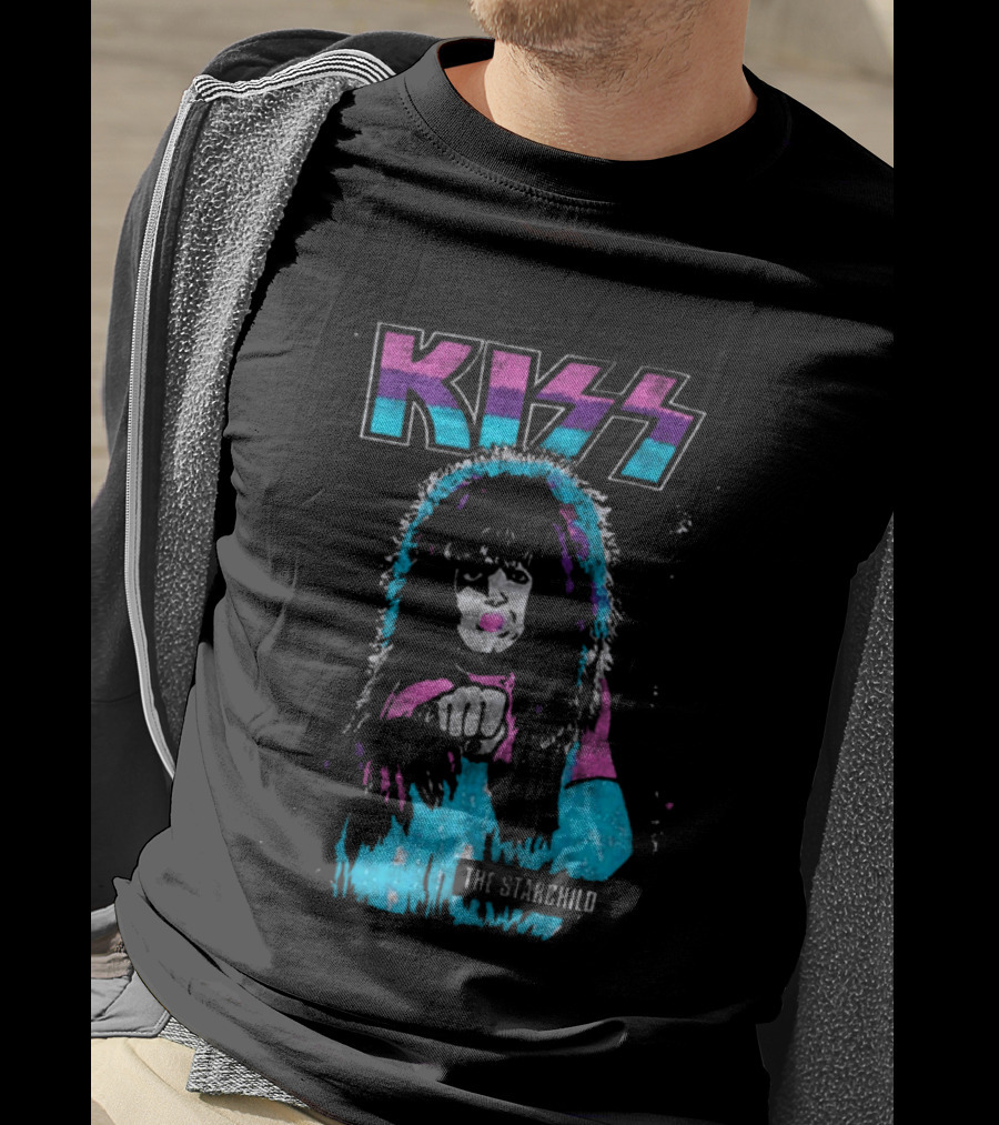 Kiss The Starchild Paul Stanley 70s Halloween Ben Cooper Action Figures 2026 T-Shirt