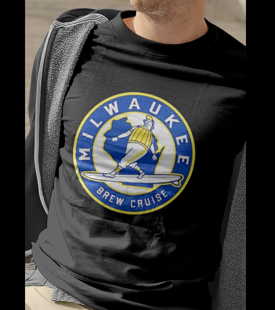 Milwaukee Brew Cruise Barrelman Surfing 2026 T-Shirt