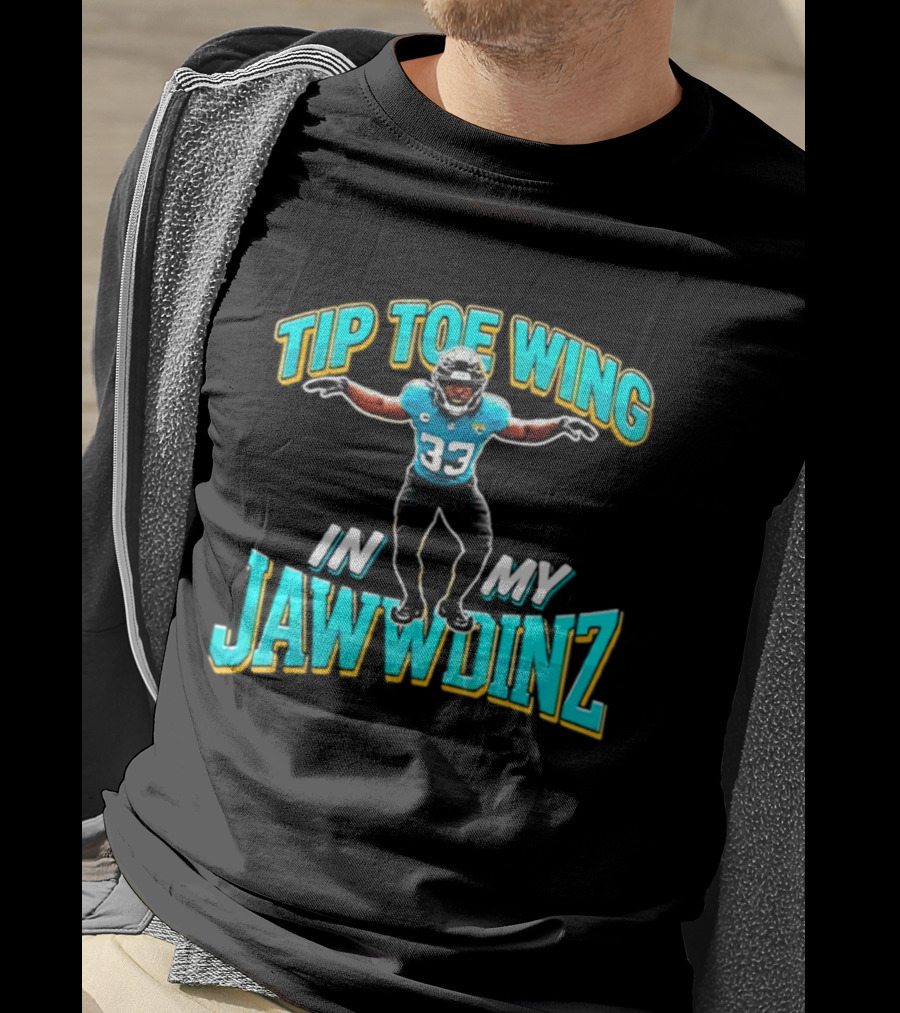 Tip Toe Wing In My Jawwdinz 33 Football Player Celebration T-Shirt