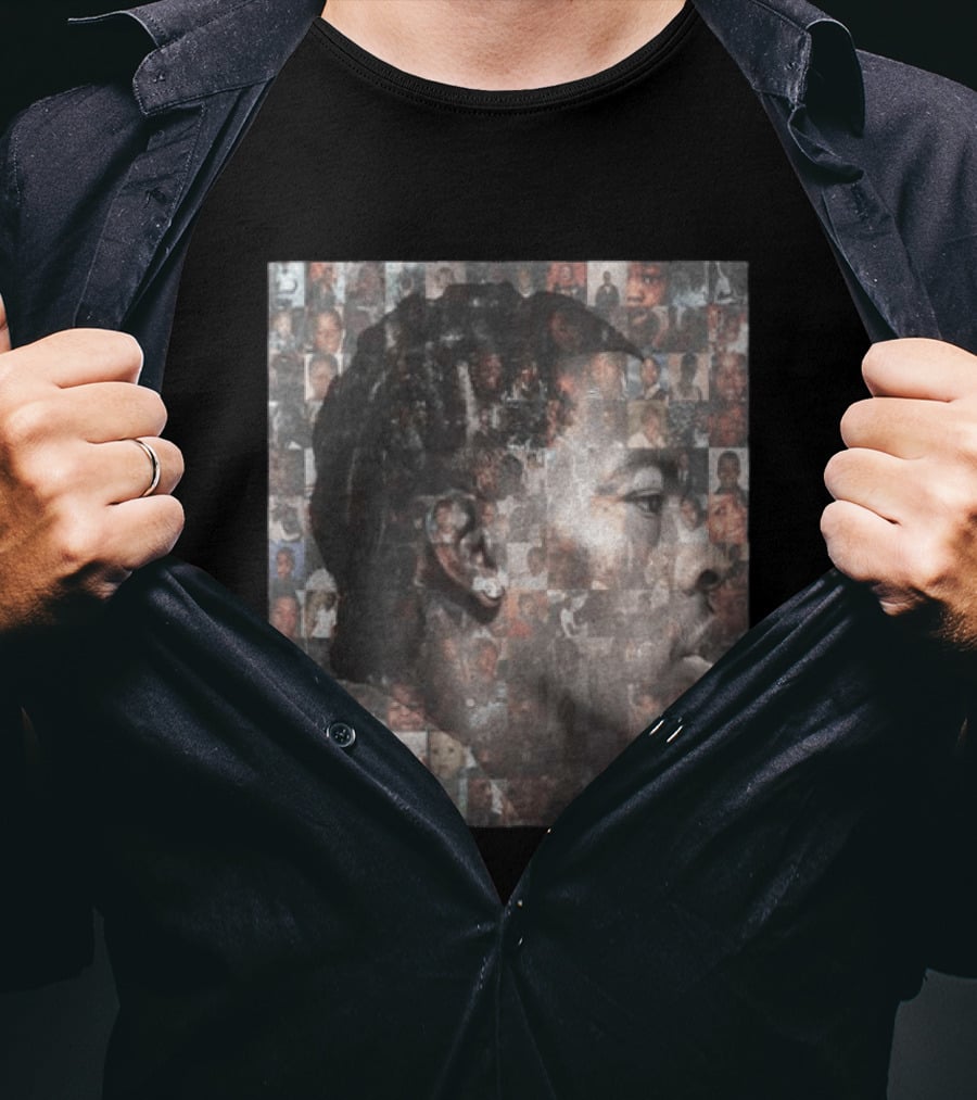 Lil Baby Fresh New Album Cover 2026 Collage Face Mosaic T-Shirt