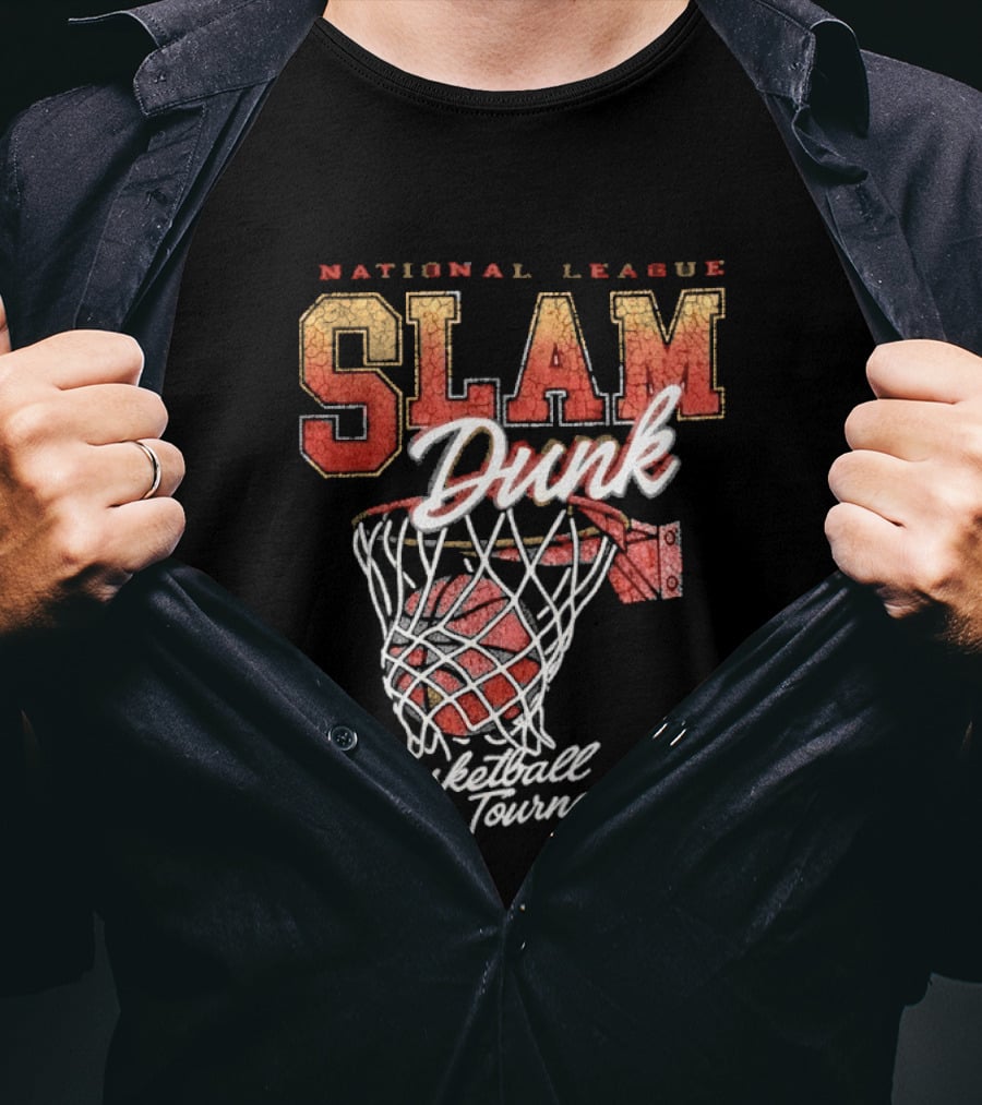 National League Slam Dunk Basketball Tournament T-Shirt