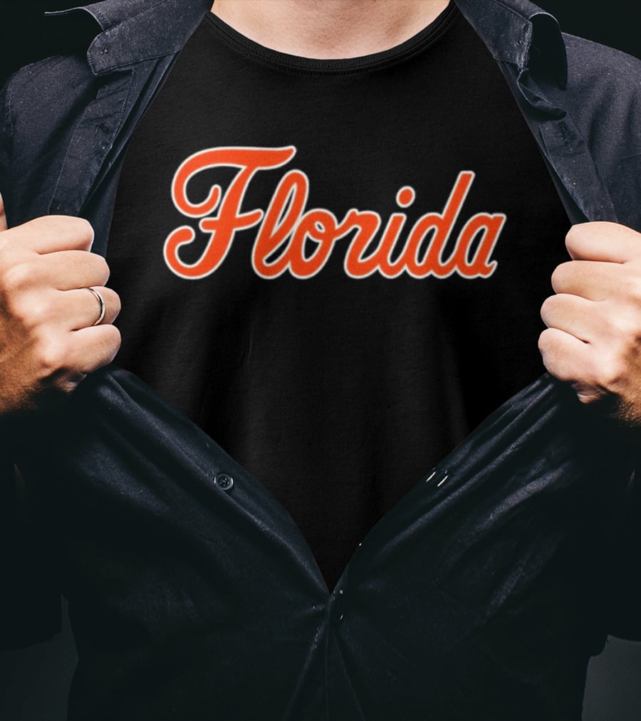 Florida Gators NCAA Football Script Retro Style 2026 T-Shirt
