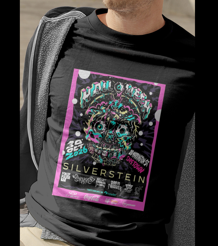 Halloween 2026 At 20 Harrington St Cape Town Featuring Silverstein And More October 30 With Howler Tickets T-Shirt