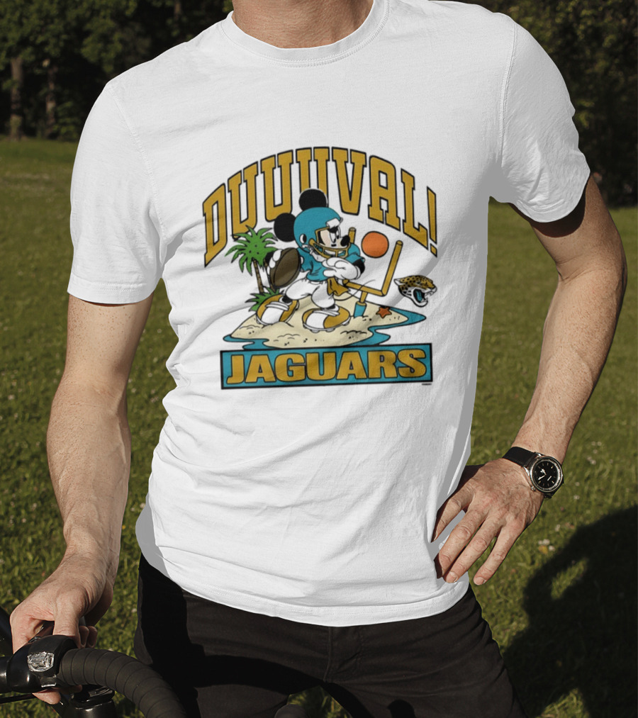 Duuuval Jaguars Mickey Mouse Football 2026 T-Shirt