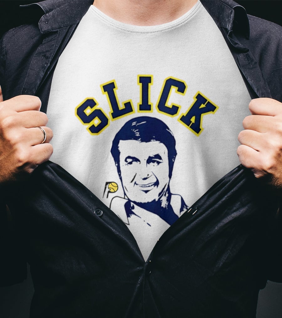 Slick Bobby Leonard Indiana Pacers Legend Basketball T-Shirt