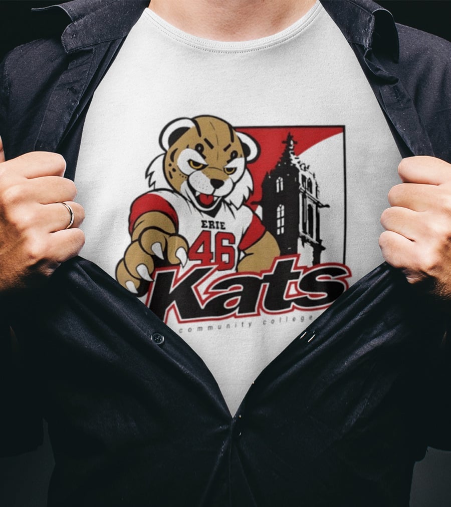 SUNY Erie Community College Kats 46 Sports Team 2026 T-Shirt