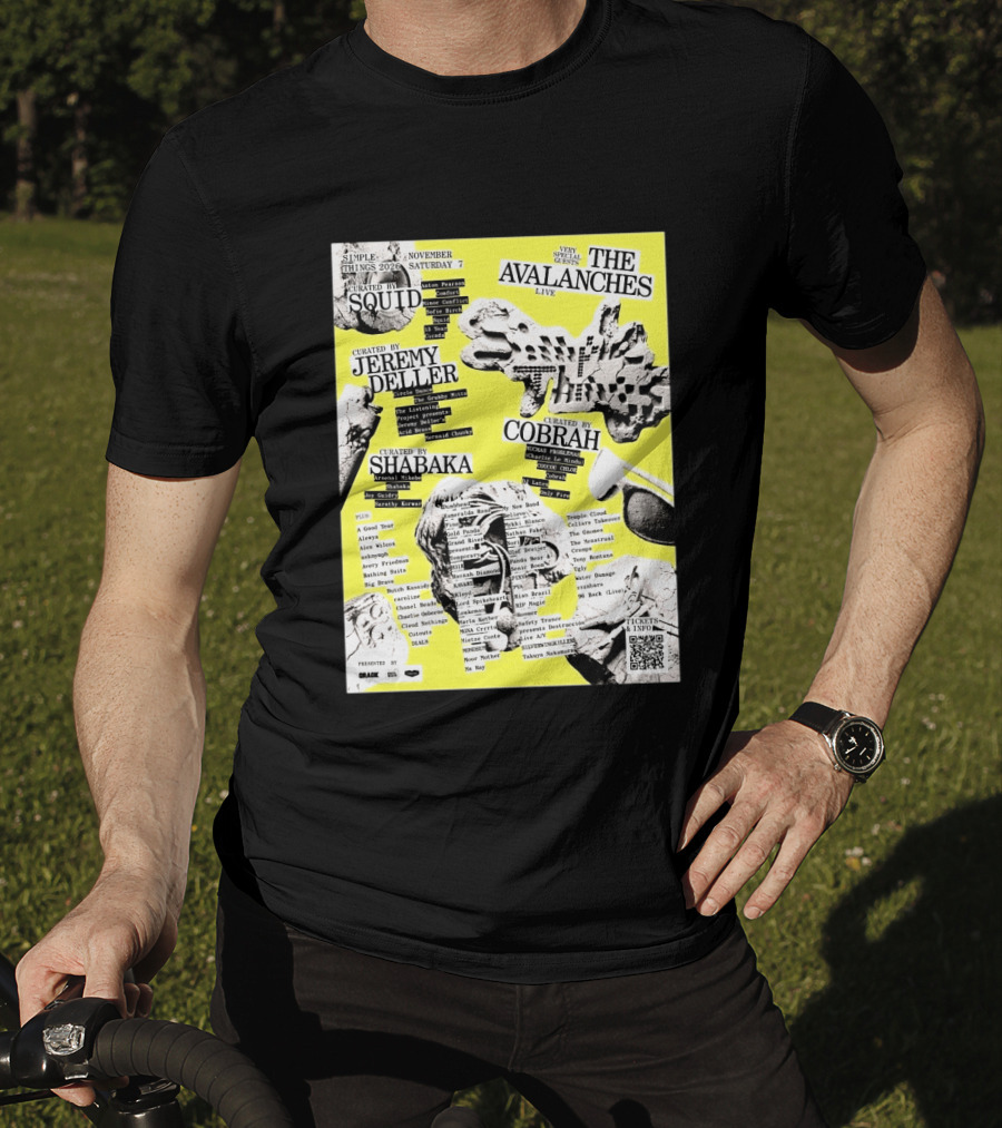 Simple Things 2026 Festival Bristol UK Line Up Featuring The Avalanches Live On November 7 Curated By Squid Jeremy Deller Shabaka And Cobrah T-Shirt