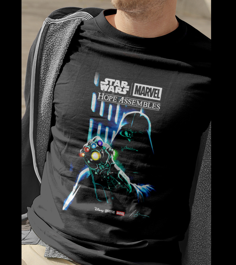 Star Wars Marvel Hope Assembles Darth Vader Infinity Gauntlet Disney Lucasfilm T-Shirt