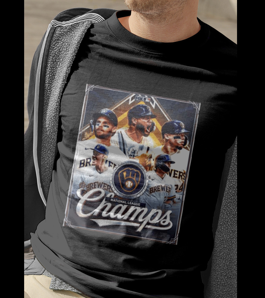Milwaukee Brewers National League Champs Iconic 2026 Celebration T-Shirt