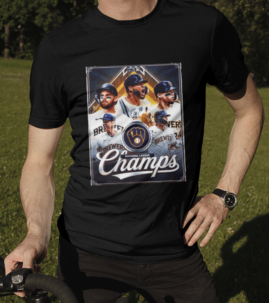 Milwaukee Brewers National League Champs Iconic 2026 Celebration T-Shirt
