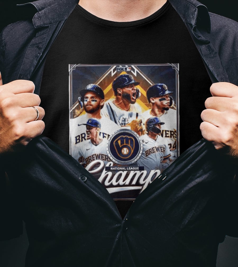 Milwaukee Brewers National League Champs Iconic 2026 Celebration T-Shirt