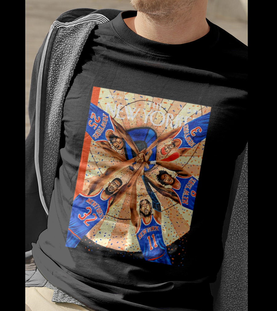 The New Yorker Make It Two New York Knicks Team Spirit Oct 26 2026 Cover T-Shirt