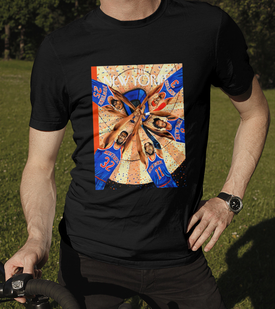 The New Yorker Make It Two New York Knicks Team Spirit Oct 26 2026 Cover T-Shirt