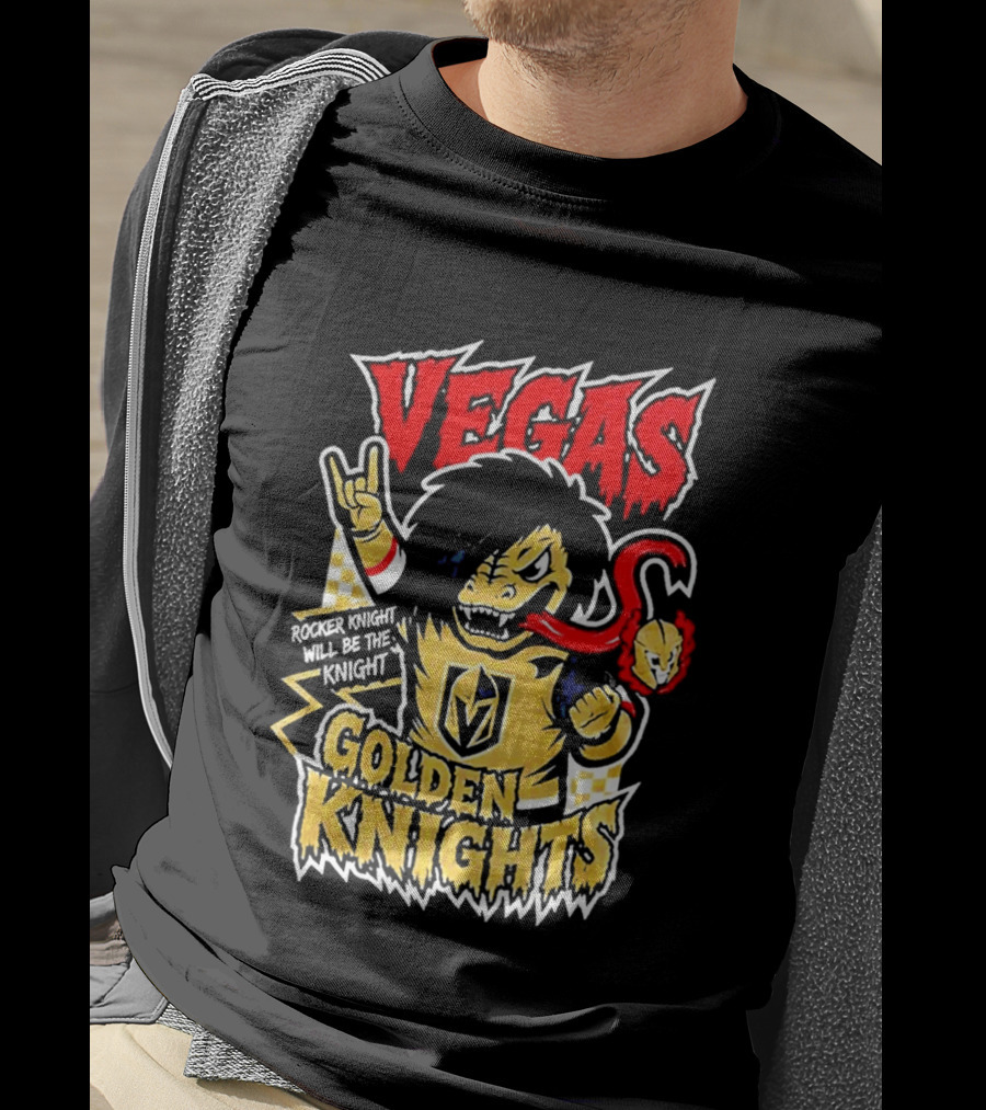 Vegas Golden Knights Rocker Knight Will Be The Knight T-Shirt