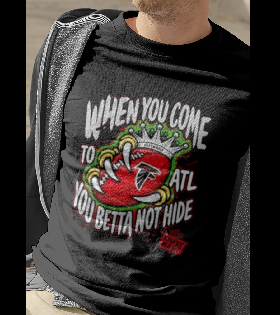 Atlanta Falcons ATLiens When You Come To ATL You Betta Not Hide 30th Anniversary 2026 Music T-Shirt