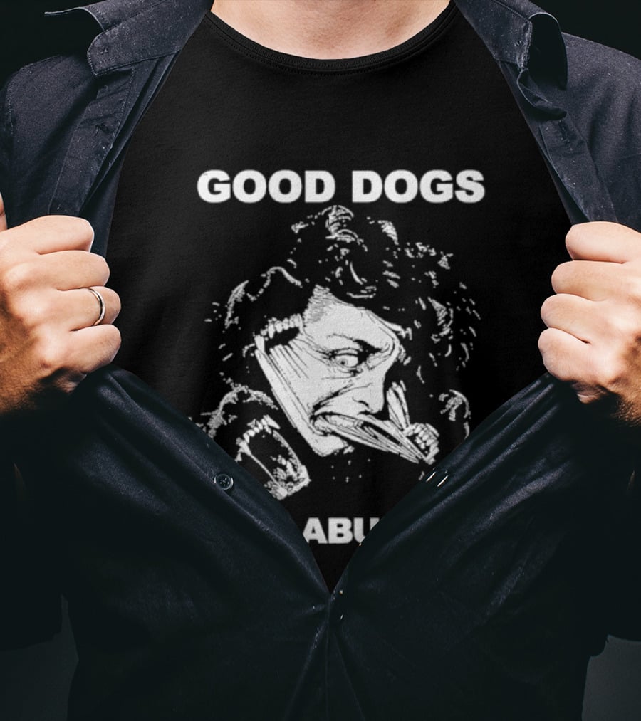 Good Dogs Bite Abusers T-Shirt