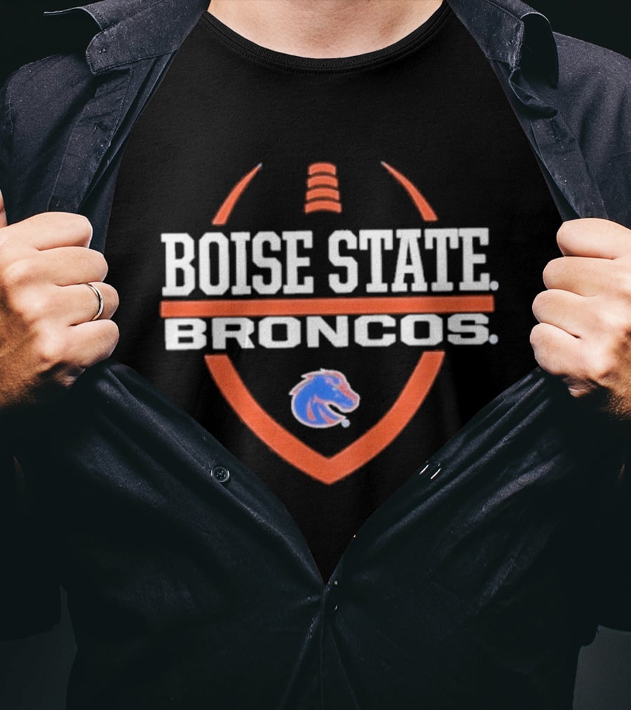 Boise State Broncos Football 2026 Team Logo With Iconic Horse T-Shirt
