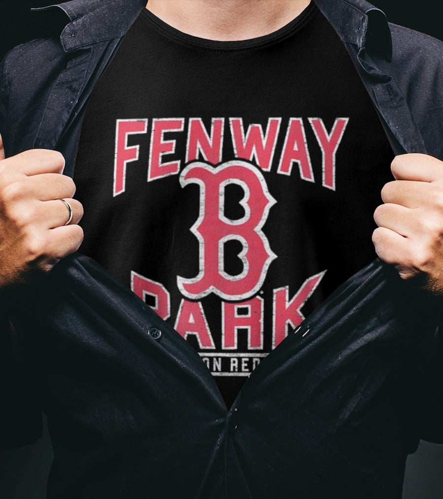 Boston Red Sox Fenway Park Iconic B T-Shirt