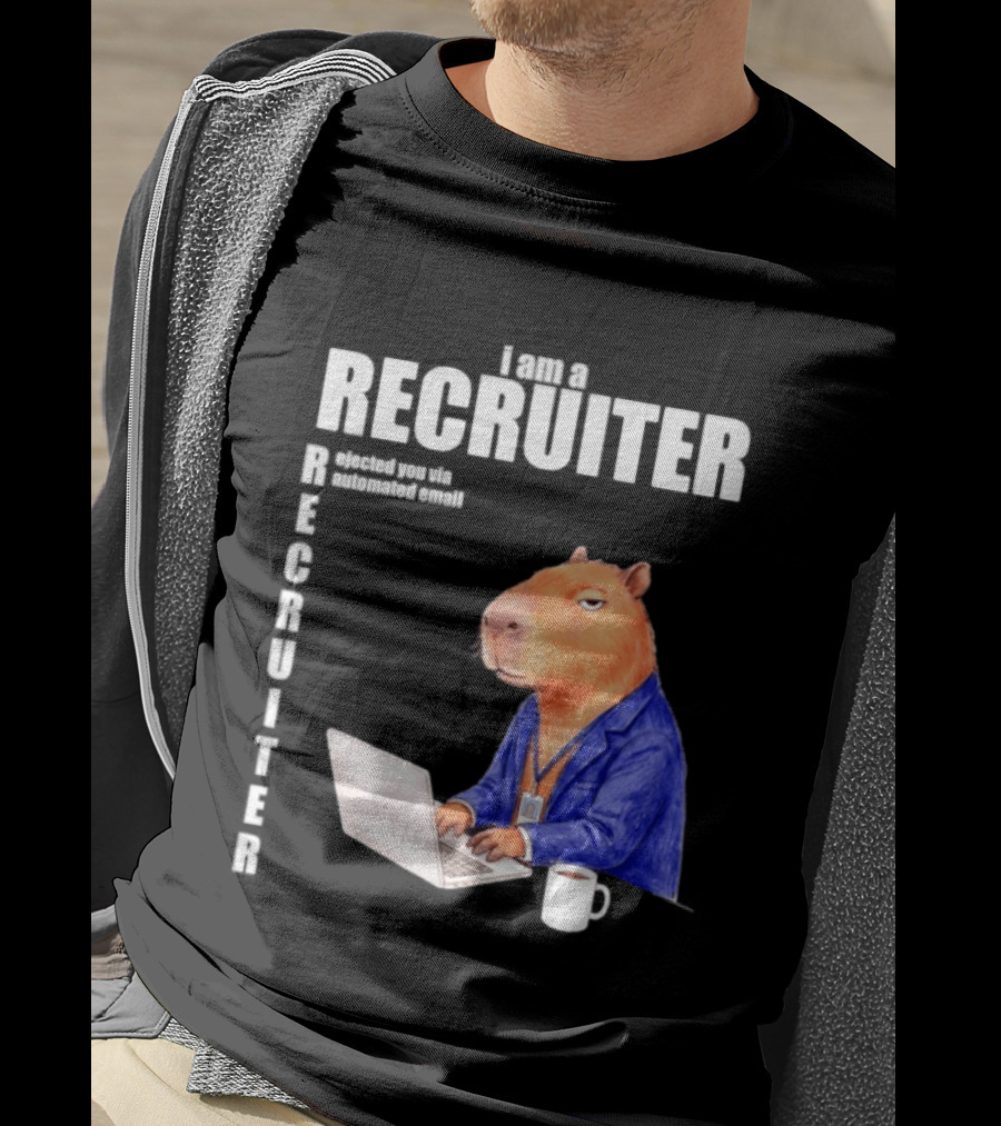 Capybara Recruiter Automated Email Ejection T-Shirt