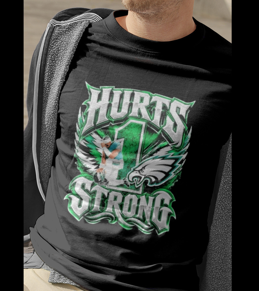 Jalen Hurts Strong Eagles Number 1 T-Shirt