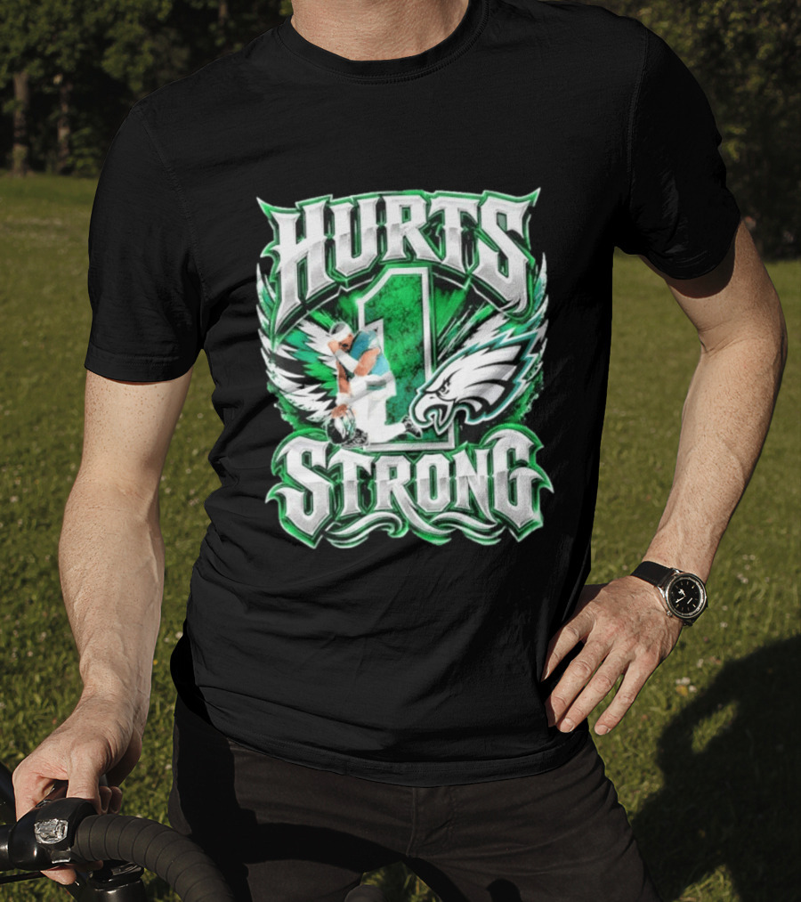 Jalen Hurts Strong Eagles Number 1 T-Shirt
