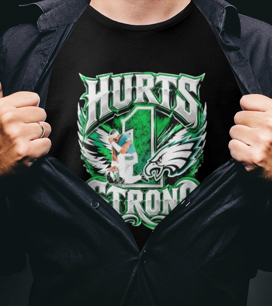 Jalen Hurts Strong Eagles Number 1 T-Shirt