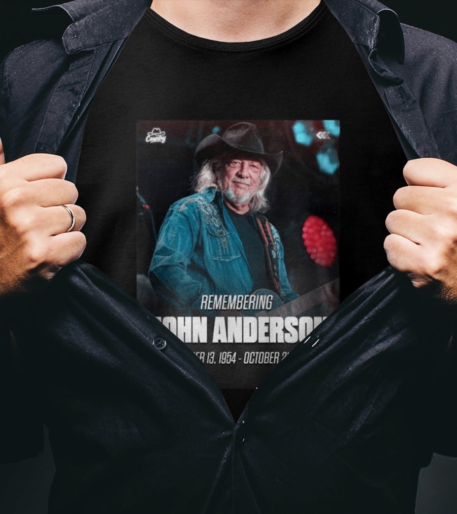 Remembering John Anderson December 13 1954 October 21 2026 Country Music Legend T-Shirt
