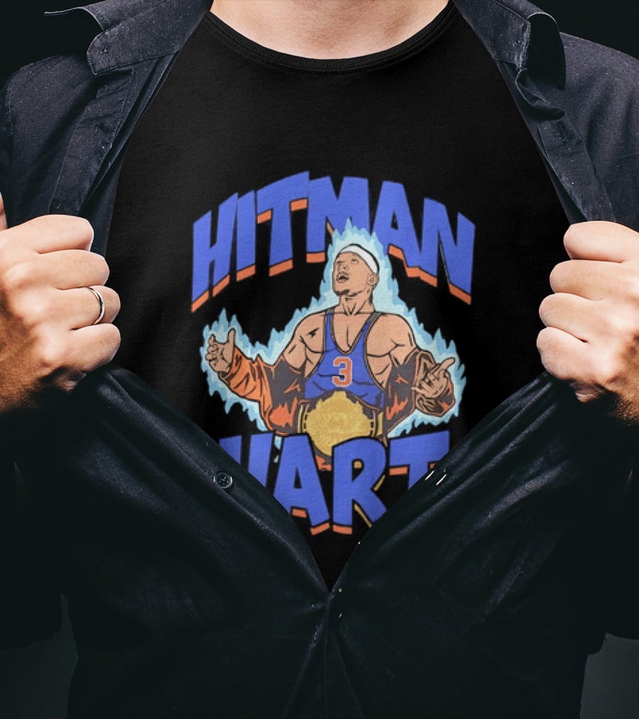Hitman Hart 3 Basketball Champion T-Shirt