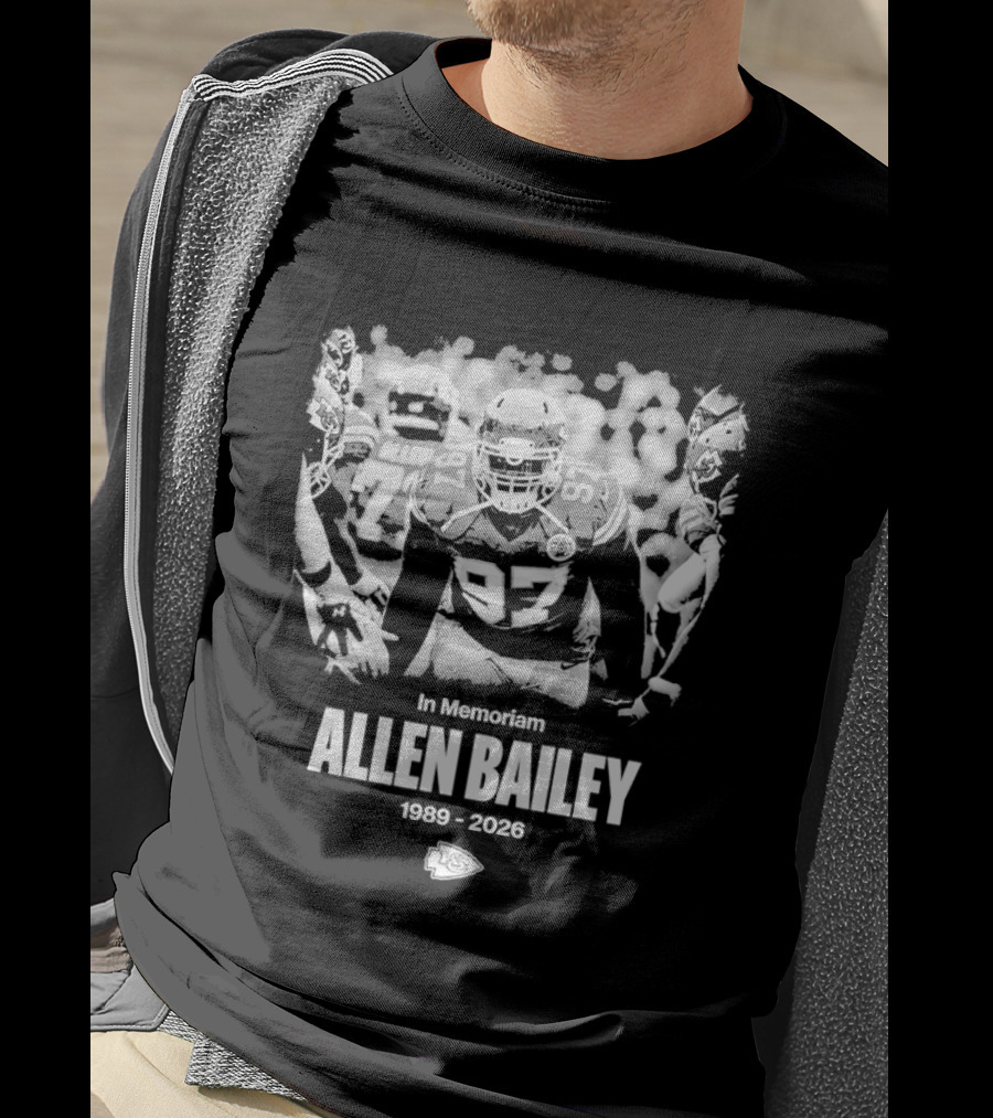 KC Chiefs In Memoriam Allen Bailey 1989 2026 T-Shirt