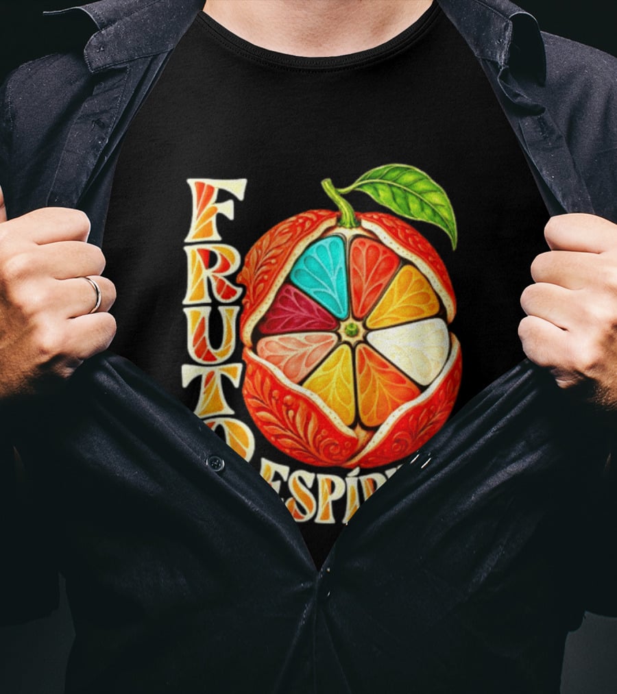 Fruto Do Espírito Colorful Citrus Christian T-Shirt