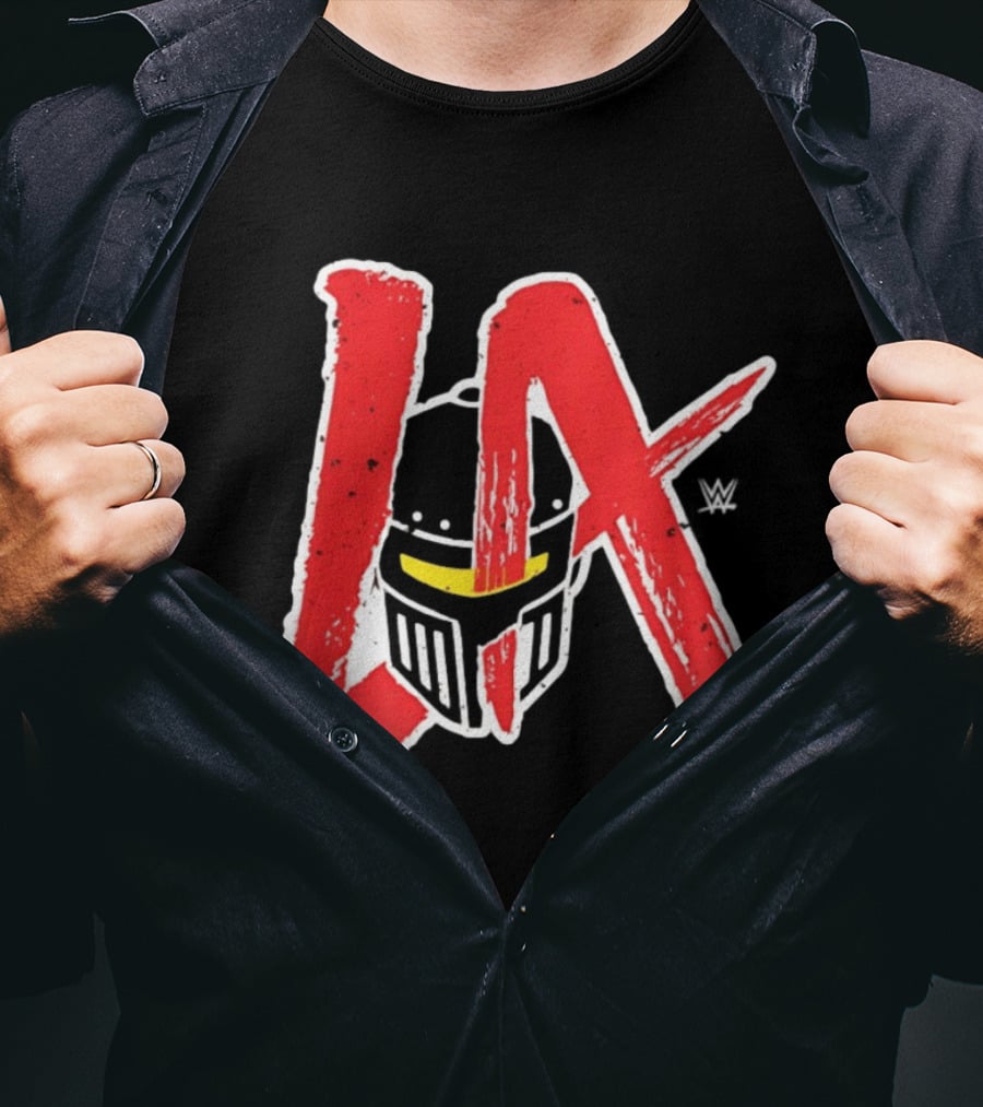 LA Knight 2026 Mandalorian Helmet WWE T-Shirt