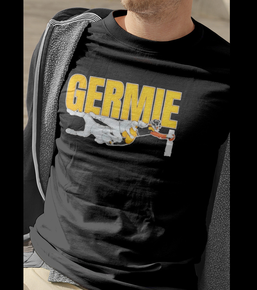 Germie Bernard Touchdown Dive Football Action T-Shirt