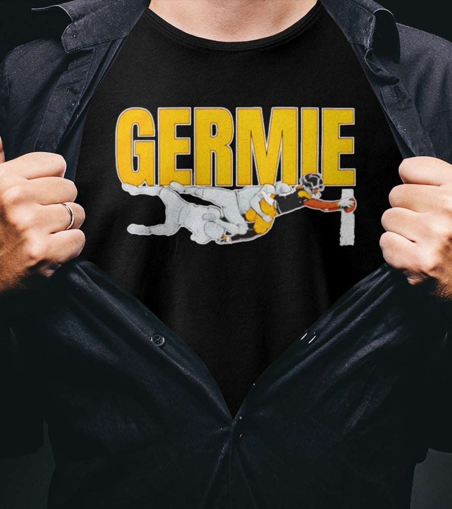 Germie Bernard Touchdown Dive Football Action T-Shirt