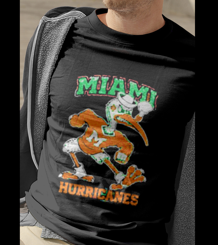 Miami Hurricanes Mascot Sports Team T-Shirt