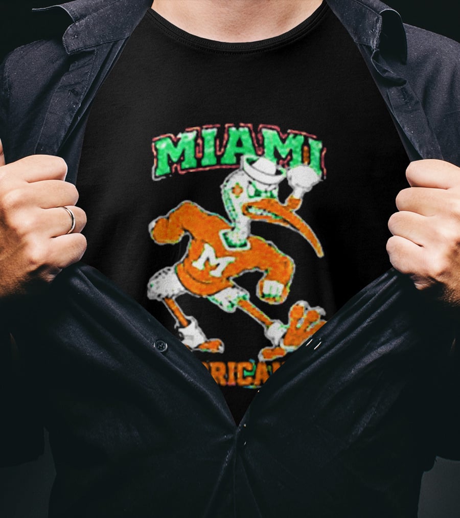 Miami Hurricanes Mascot Sports Team T-Shirt