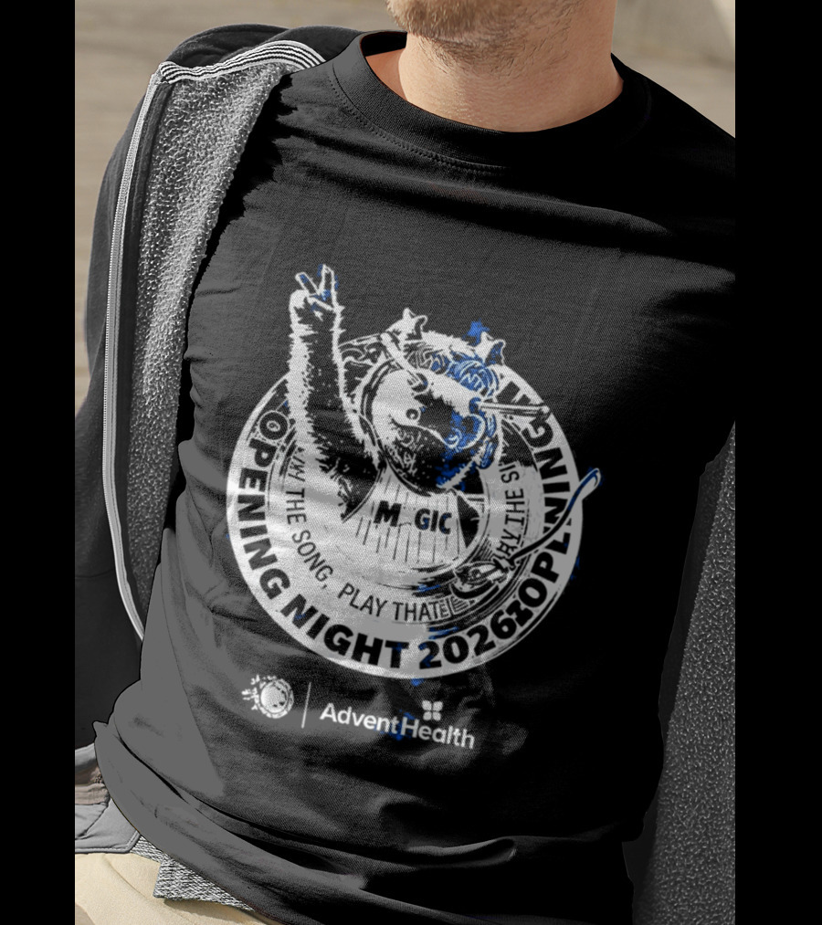 Orlando Magic STUFF Mascot Opening Night 2026 Advent Health T-Shirt