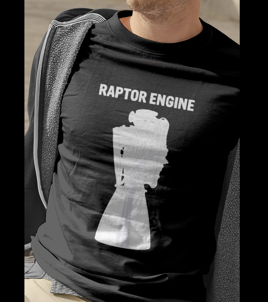 Raptor Engine SpaceX Rocket Scientist Explorer T-Shirt