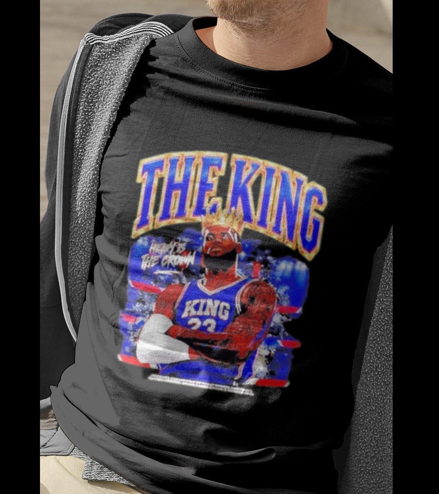 LeBron James The King Heavy Is The Crown Kings 23 Basketball Legend T-Shirt