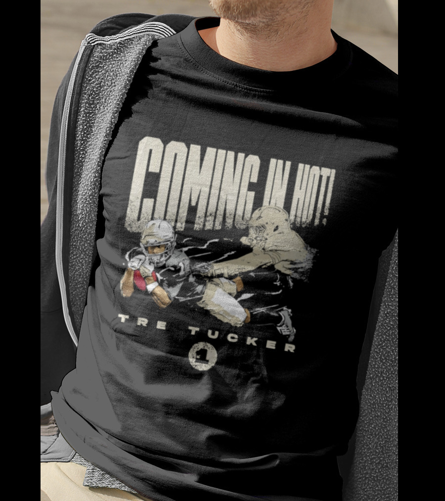 Tre Tucker Coming In Hot Moment Raiders Number 1 T-Shirt