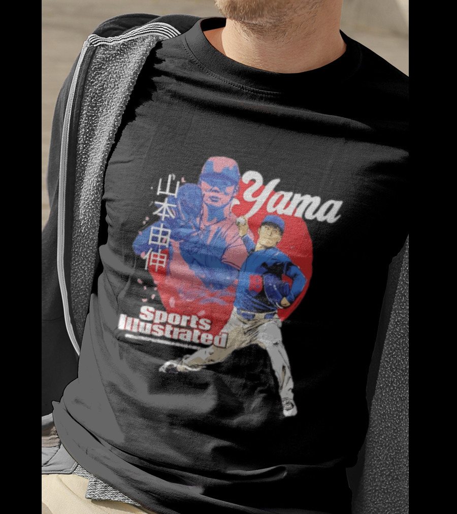 Yoshinobu Yamamoto Sports Illustrated Los Angeles Dodgers Japanese T-Shirt