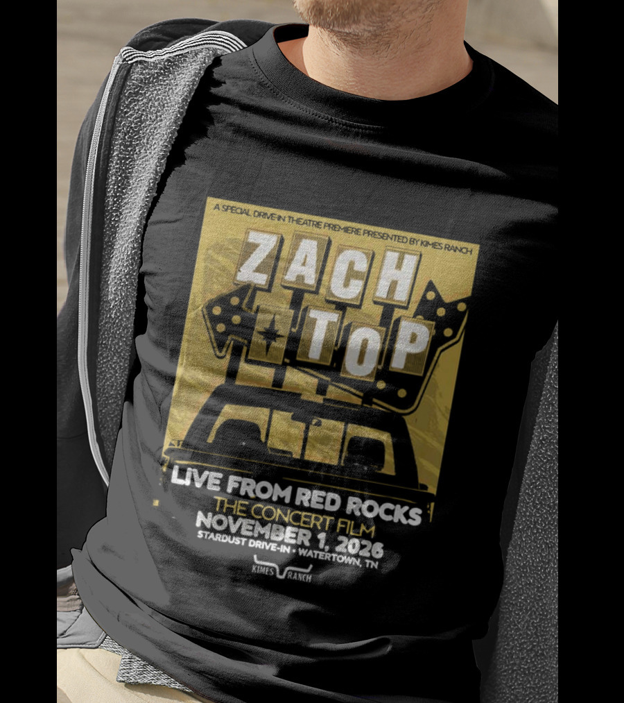 Zach Top Live From Red Rocks Concert Film November 1 2026 T-Shirt