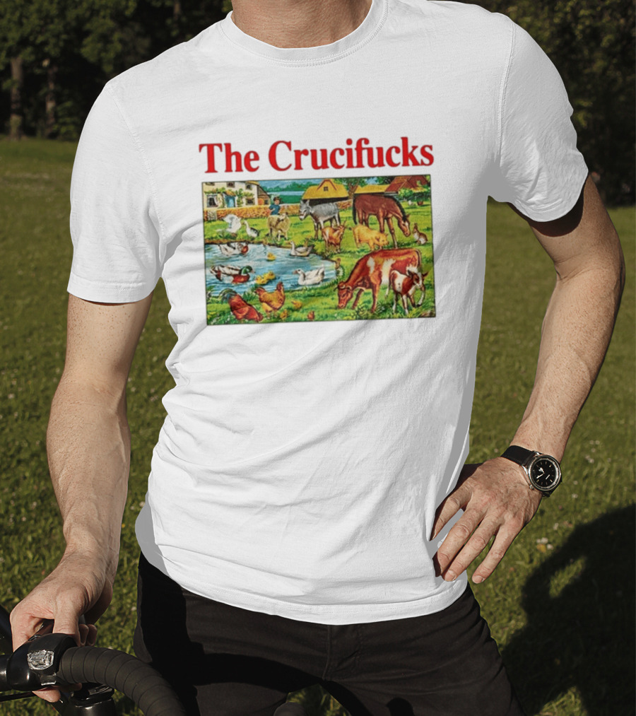 Alternative Tentacles Records The Crucifucks Farmyard T-Shirt